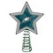 The Memory Company 10" Lighted Green and Gray Star NFL Philadelphia Eagles Christmas Tree Topper